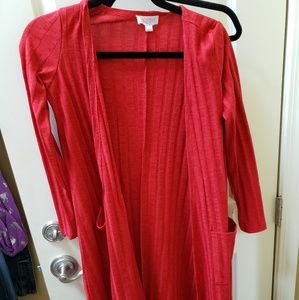 Lularoe XS red Sarah NWT